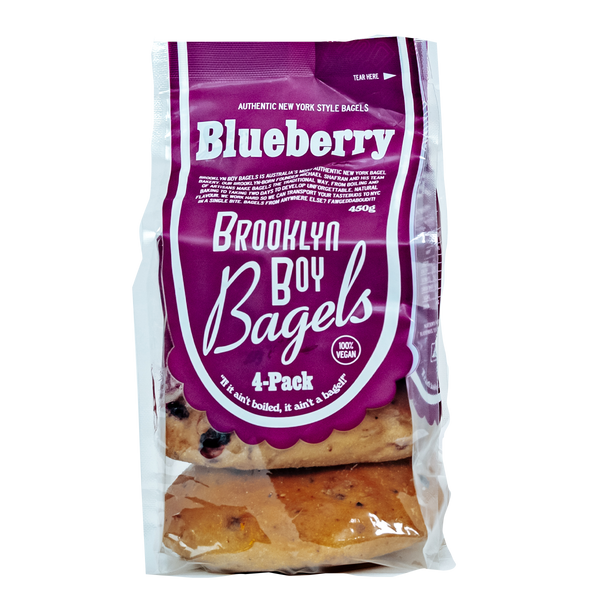 Brooklyn Boy Blueberry Bagels 4pk 450g