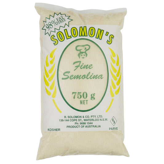 Solomon Semolina Fine 750g , Grocery-Grains - HFM, Harris Farm Markets
 - 1