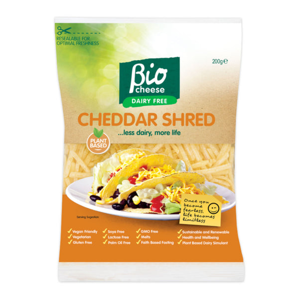 Bio Cheese Dairy Free Cheddar Shred 200g | Harris Farm Online