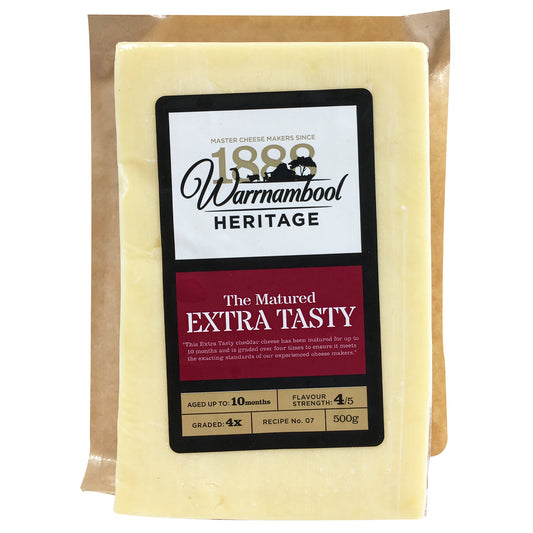 Cheddar - The Matured Extra Tasty (500g) Warrnambool