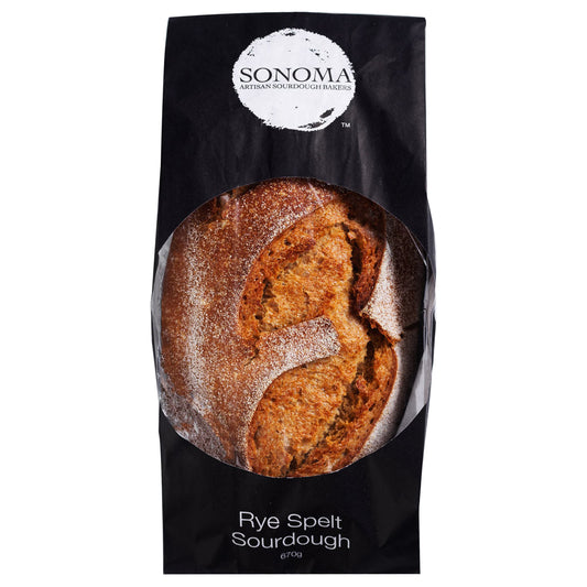 Sonoma Rye Spelt Sourdough 680g