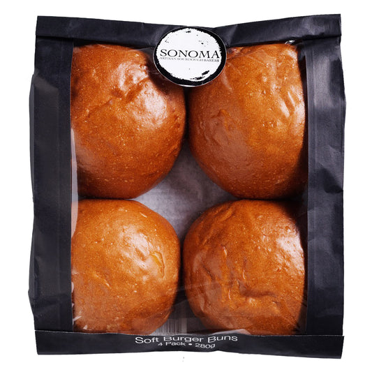 Sonoma Soft Burger Buns x4