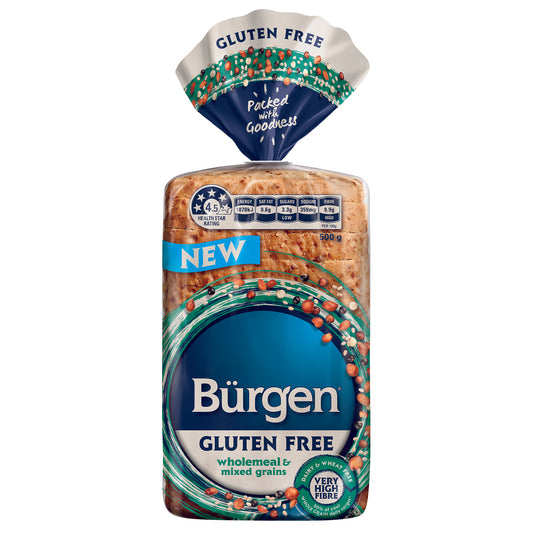 Burgen Gluten Free Wholemeal and Mixed Grains 500g