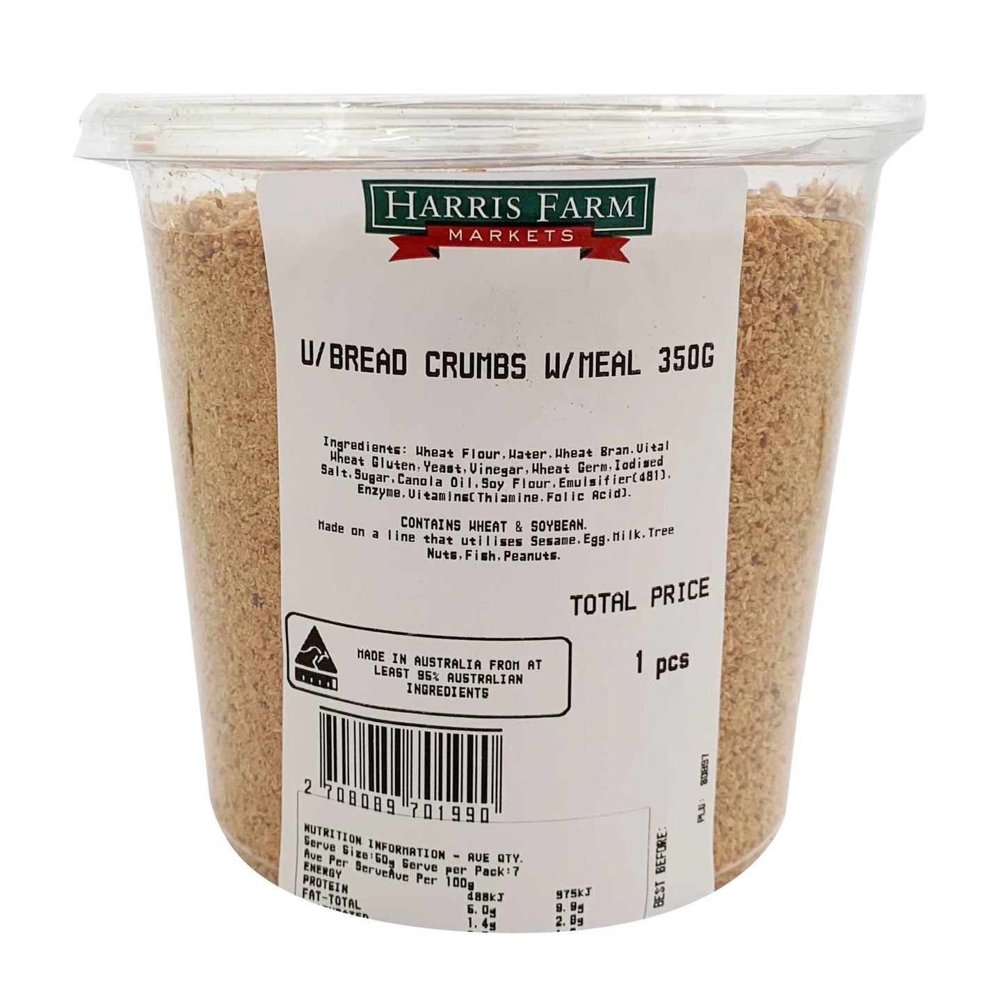 Harris Farm Wholemeal Breadcrumbs Upcycle | Harris Farm Online