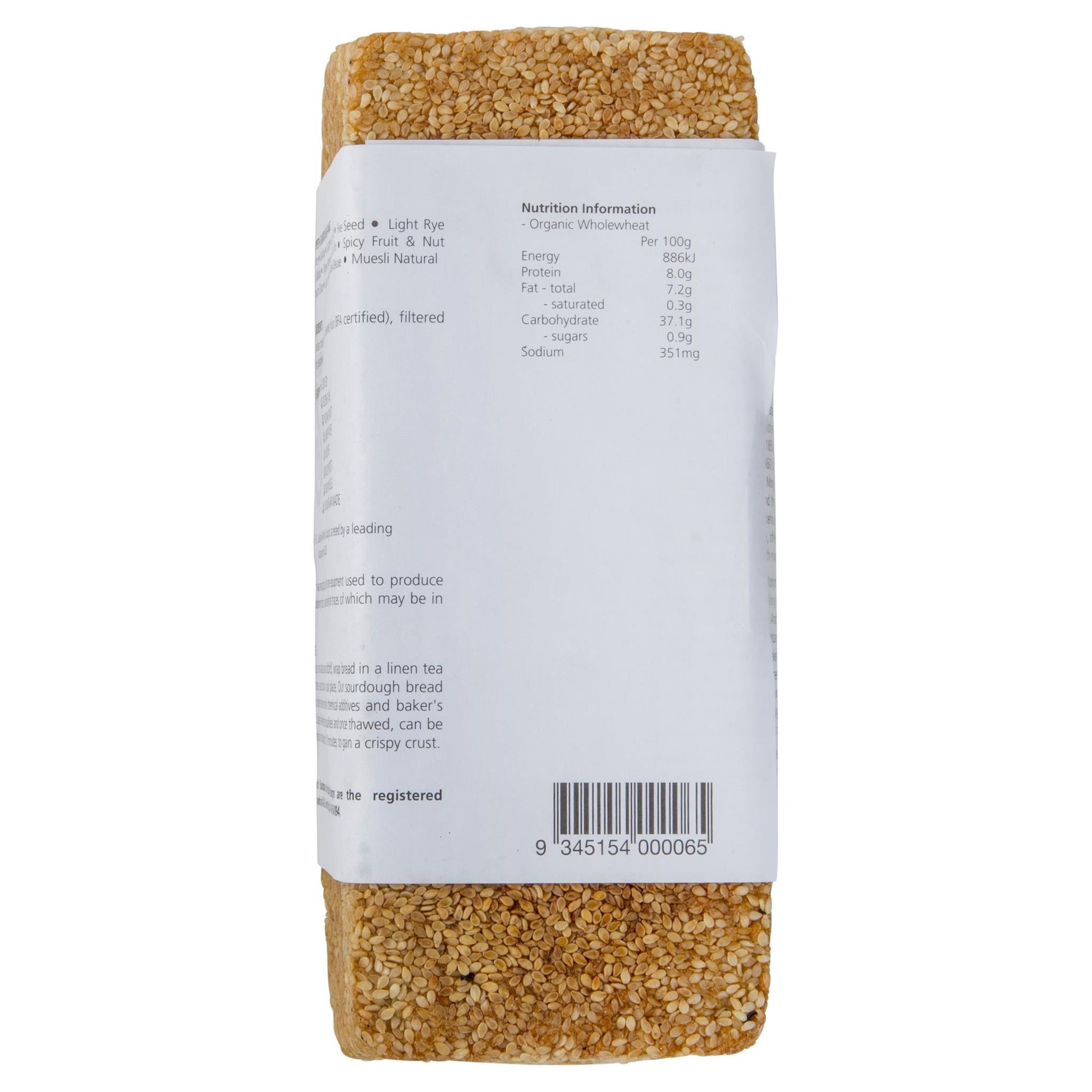 Morpeth Sourdough Organic Wholewheat 900g , Z-Bakery - HFM, Harris Farm Markets
 - 2