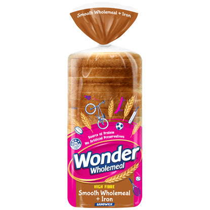 Tip Top Wonder Wholemeal Smooth Wholemeal and Iron 700g