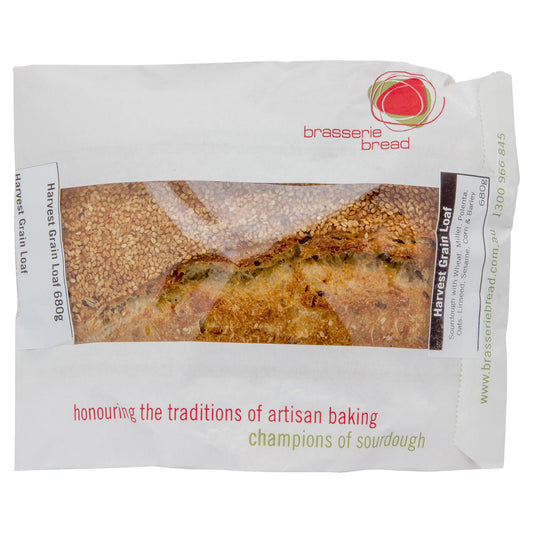 Brasserie Harvest Grain Loaf 680g , Z-Bakery - HFM, Harris Farm Markets
 - 1