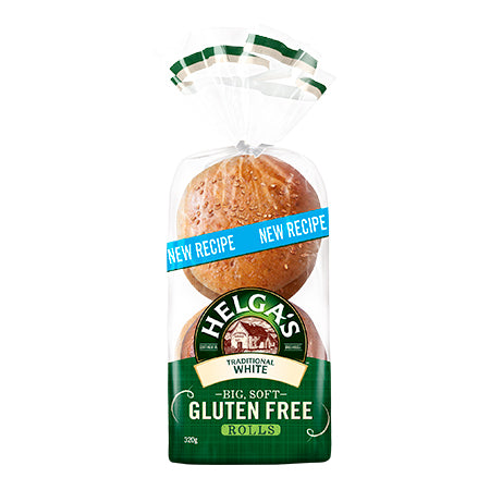 Helga's Gluten Free White Rolls x4 320g