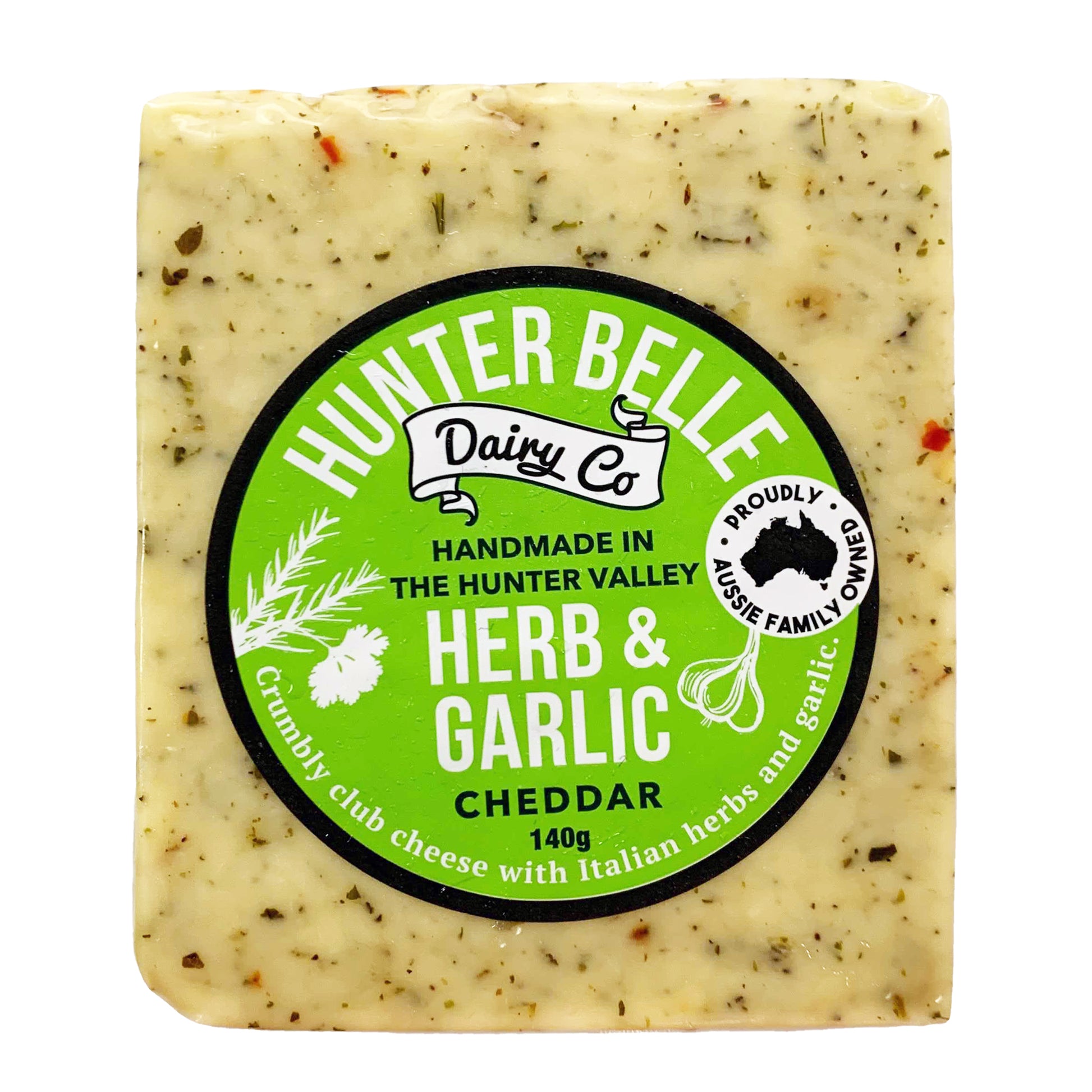 Hunter Belle Dairy Co. Herb and Garlic Cheddar | Harris Farm Online
