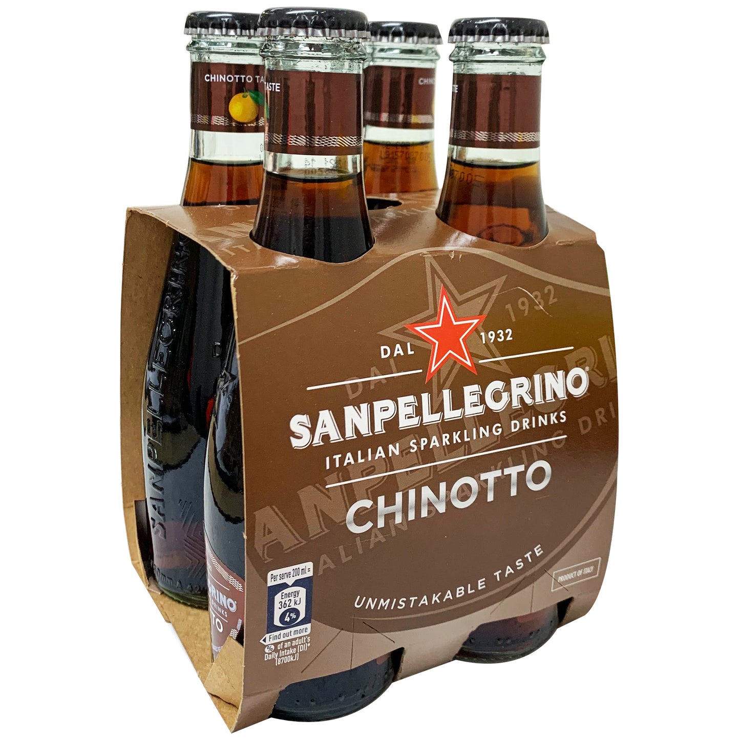 San Pellegrino Chinotto 4 x 200ml