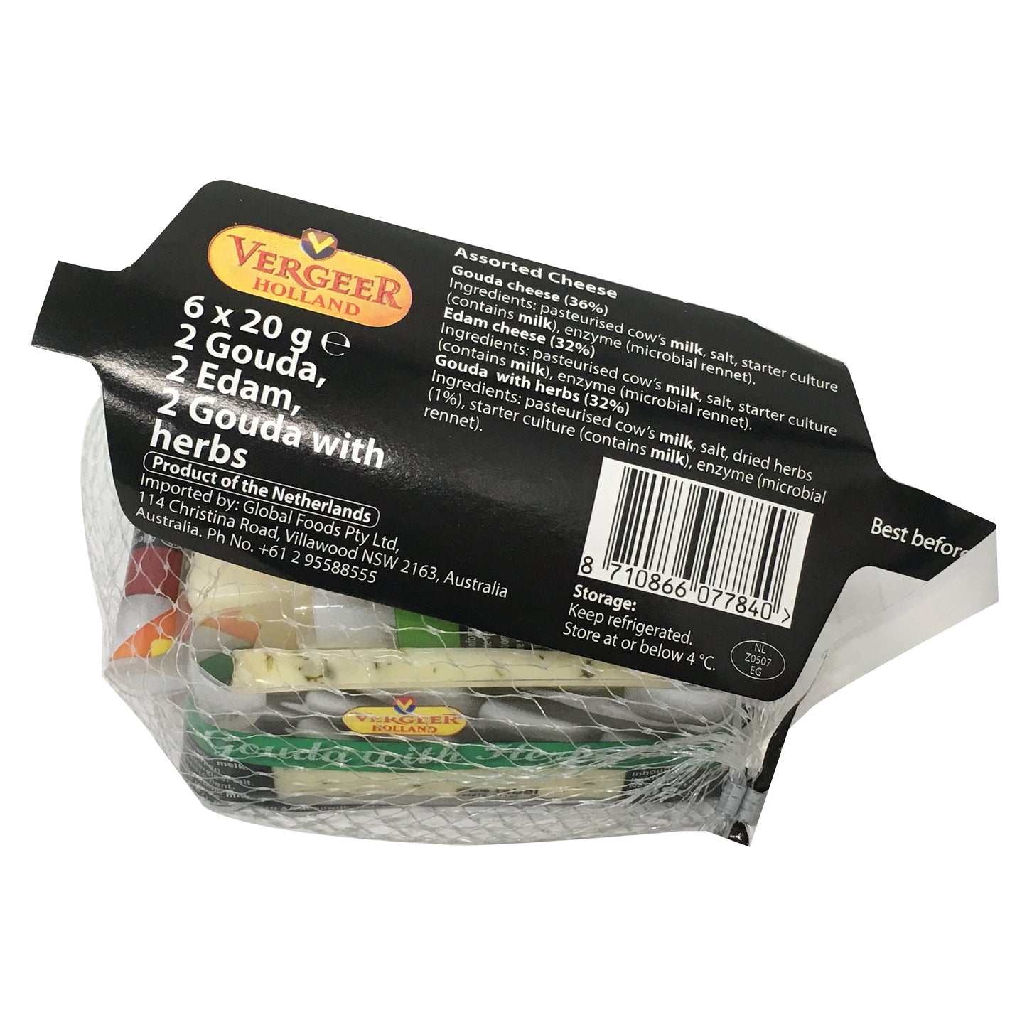 VerGeer Holland - Assorted Cheese Sticks (6pk, 120g)