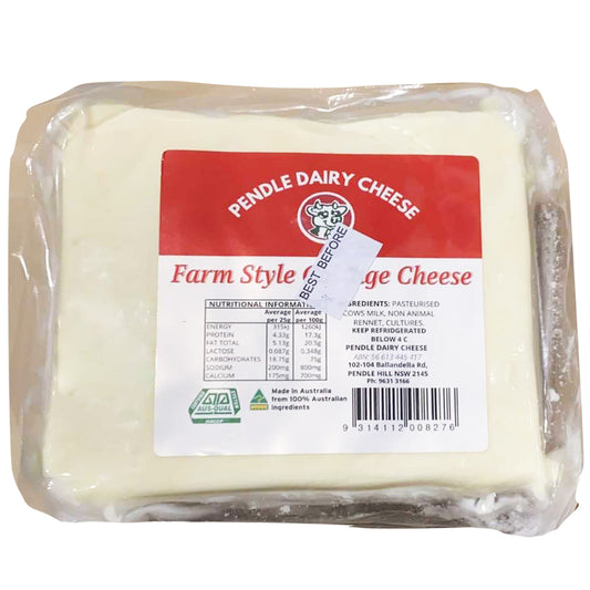 Pendle Dairy Cheese Farm Style Cottage Cheese | Harris Farm Online