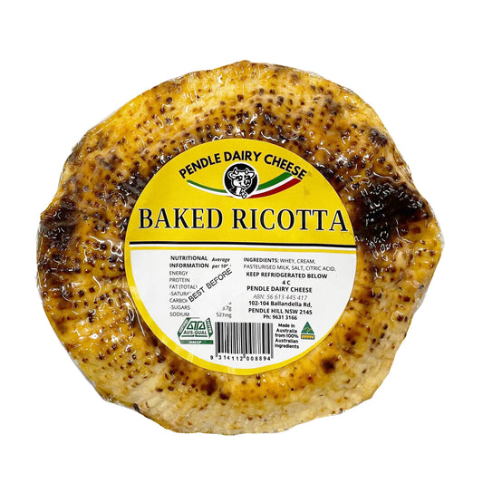 Pendle Dairy Cheese Baked Ricotta Cheese | Harris Farm Online