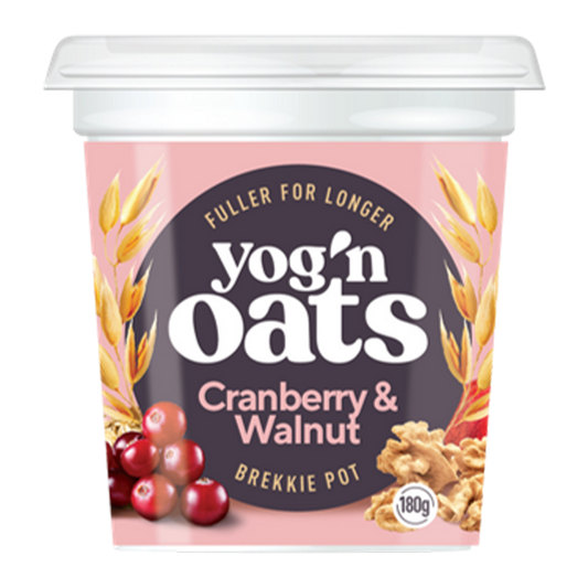Yog'n Oats Cranberry Walnut 180g