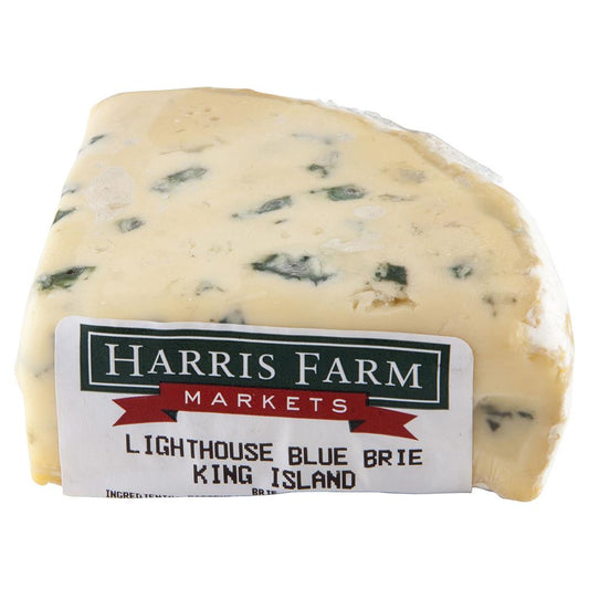 Blue Cheese King Island Lighthouse Blue Brie 140-200g , Frdg1-Cheese - HFM, Harris Farm Markets
 - 1