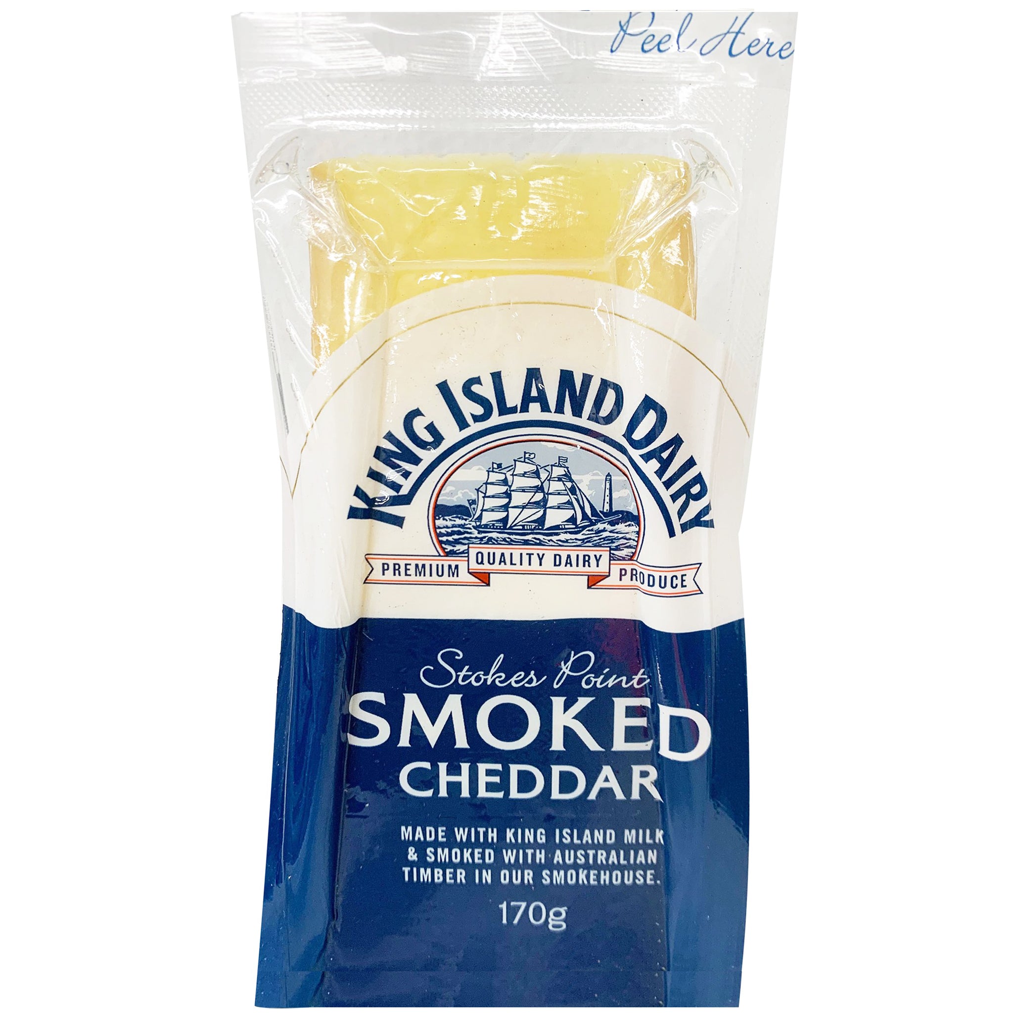 Stokes Point Cheddar Buy premium King Island Dairy Stokes Point Smoked Cheddar Cheese from ...