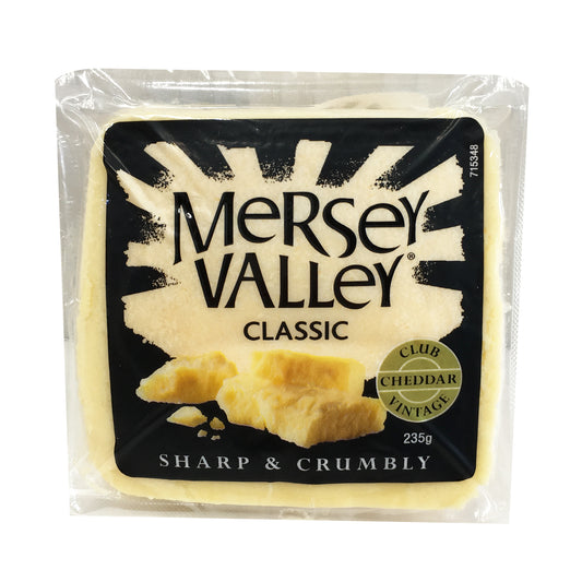 Mersey Valley Classic Cheddar Cheese 235g