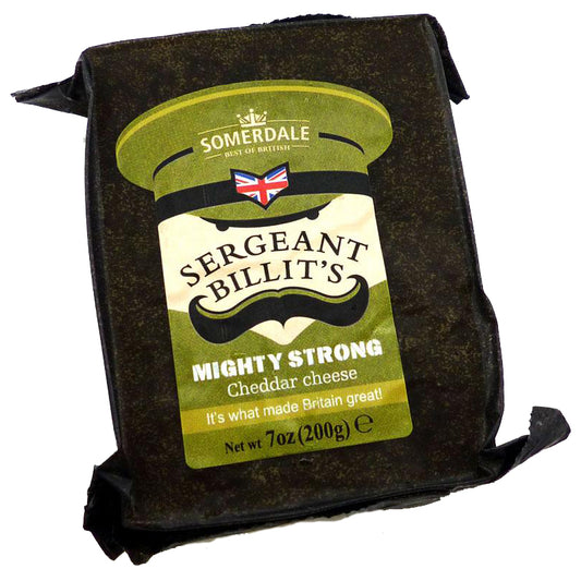 Somerdale Sergeant Billits Mighty Strong Cheddar Cheese 200g