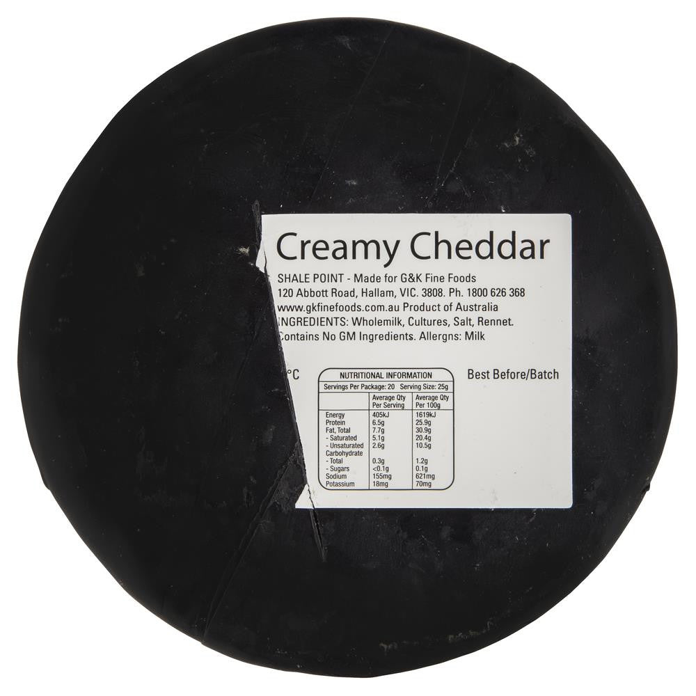 Shale Point Australian Creamy Cheddar 500g , Frdg1-Cheese - HFM, Harris Farm Markets
 - 2