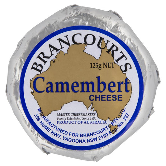 Brancourts Camembert Cheese 125g , Frdg1-Cheese - HFM, Harris Farm Markets
 - 1