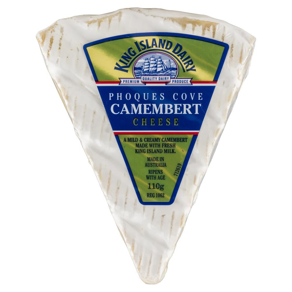 King Island Dairy Phoques Cove Camembert Cheese 110g , Frdg1-Cheese - HFM, Harris Farm Markets
 - 1