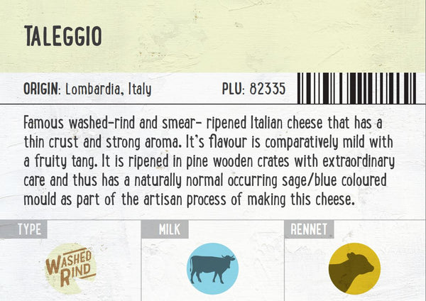 Taleggio Washed Rind Cheese 200-240g – Harris Farm Markets