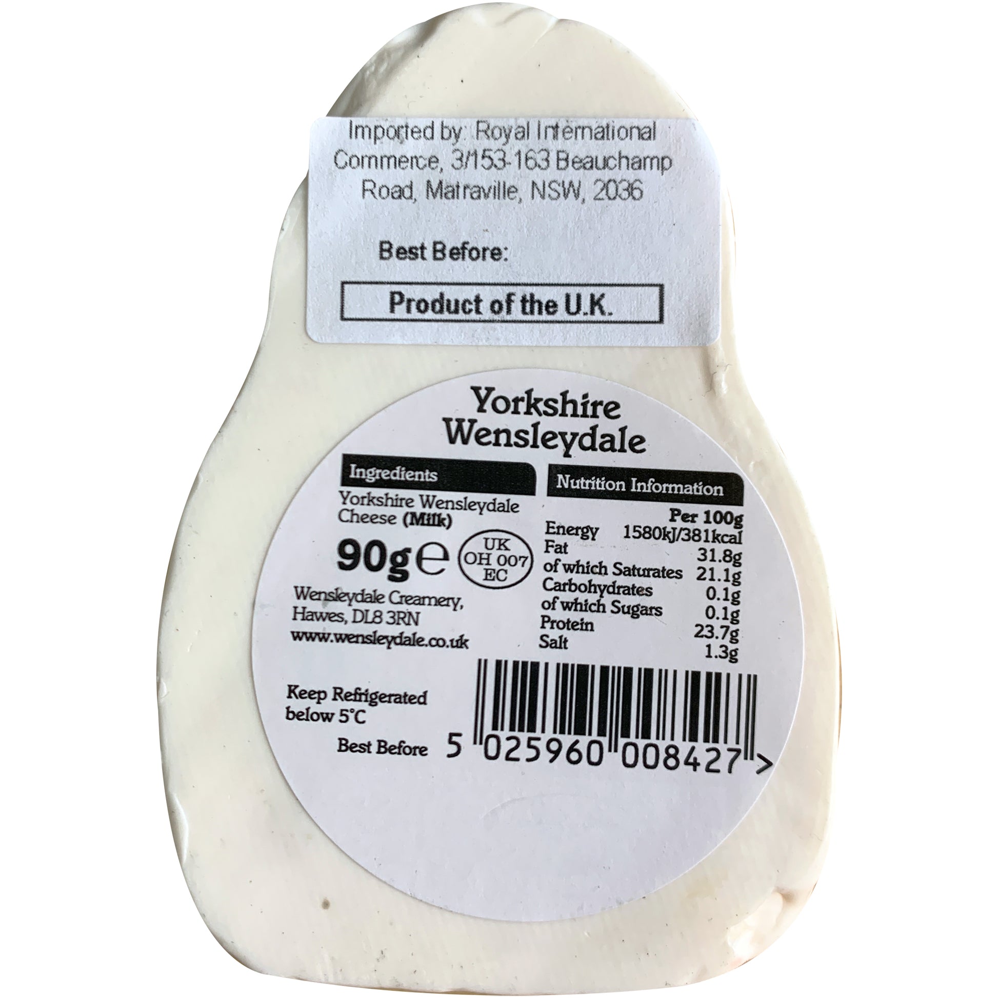 Wensleydale Creamery Snowman Cheese | Harris Farm Online