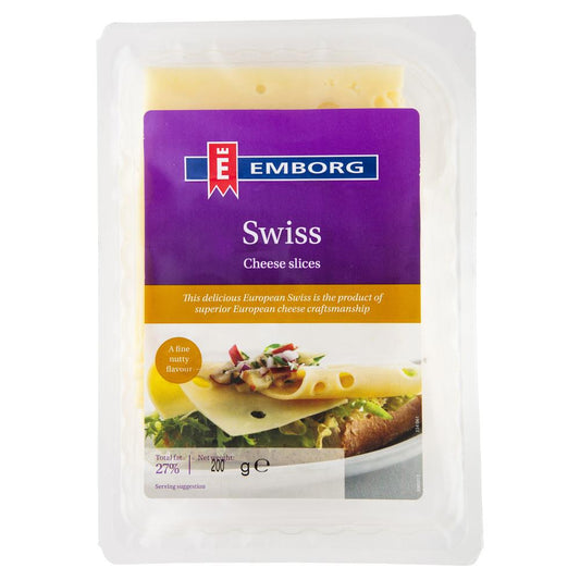 Swiss Cheese Slices Emborg 150g , Frdg1-Cheese - HFM, Harris Farm Markets
 - 1