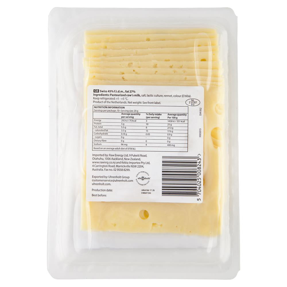 Swiss Cheese Slices Emborg 150g , Frdg1-Cheese - HFM, Harris Farm Markets
 - 2