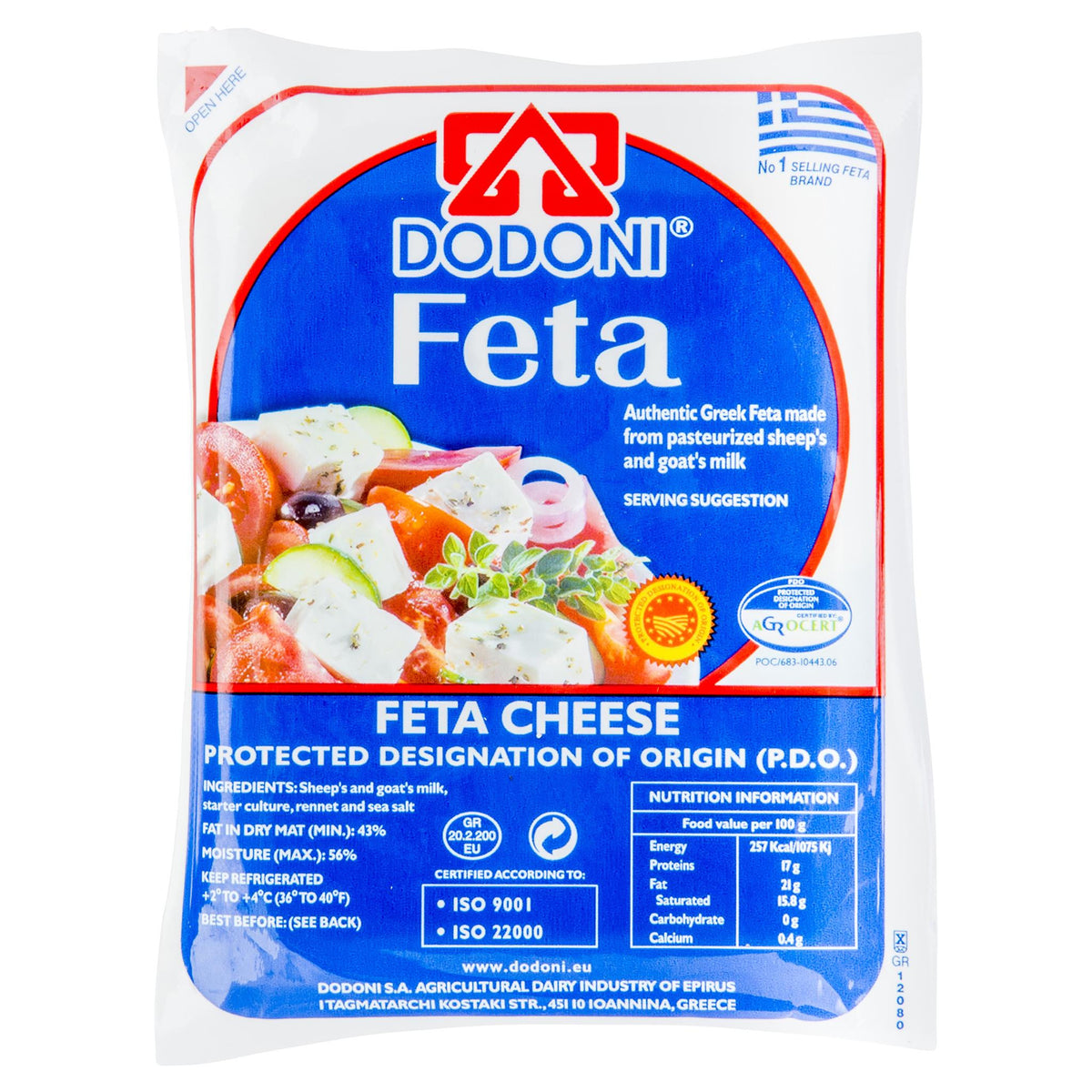 Buy Dodoni Feta Cheese (100g) from Harris Farm Online – Harris Farm Markets