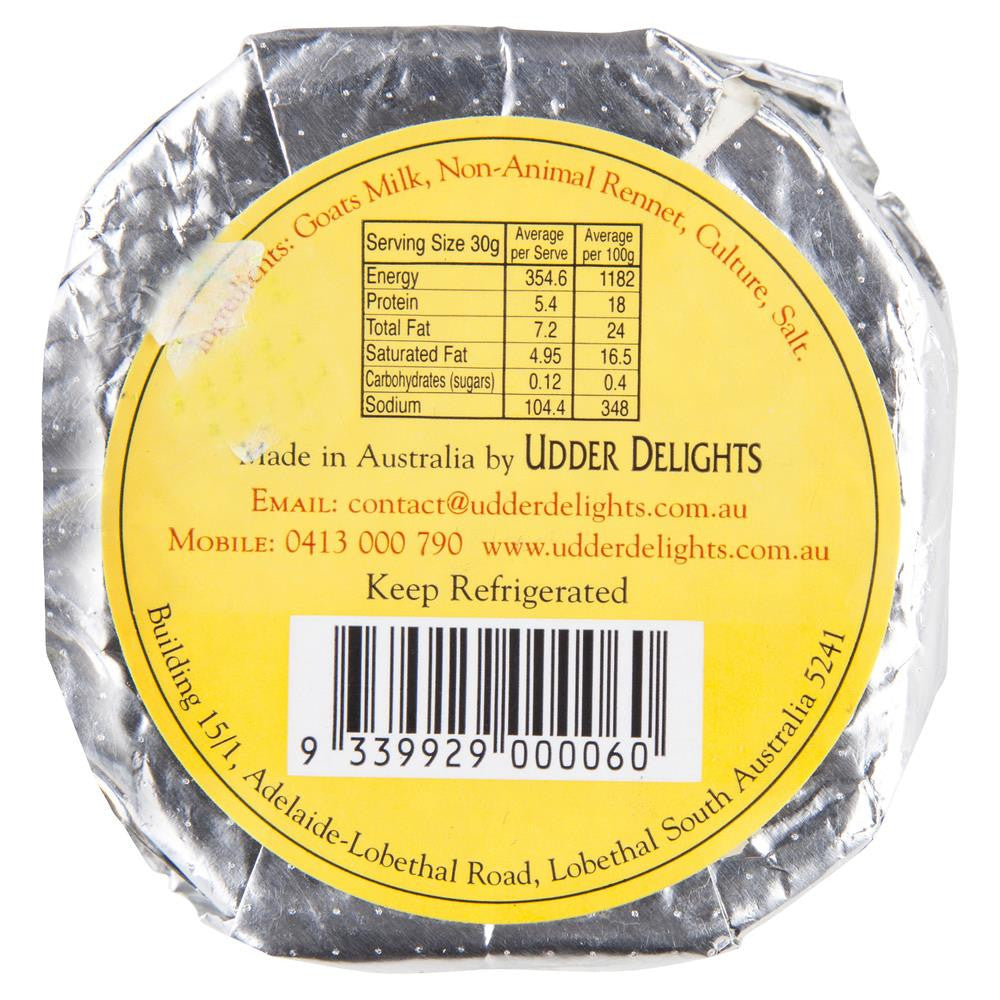 Camembert Udder Delights Divine Goat 105g , Frdg1-Cheese - HFM, Harris Farm Markets
 - 2