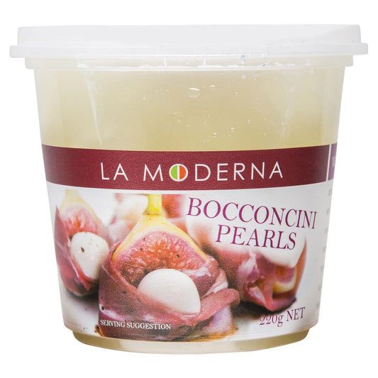Bocconcini Pearls La Moderna 220g , Frdg1-Cheese - HFM, Harris Farm Markets
 - 1