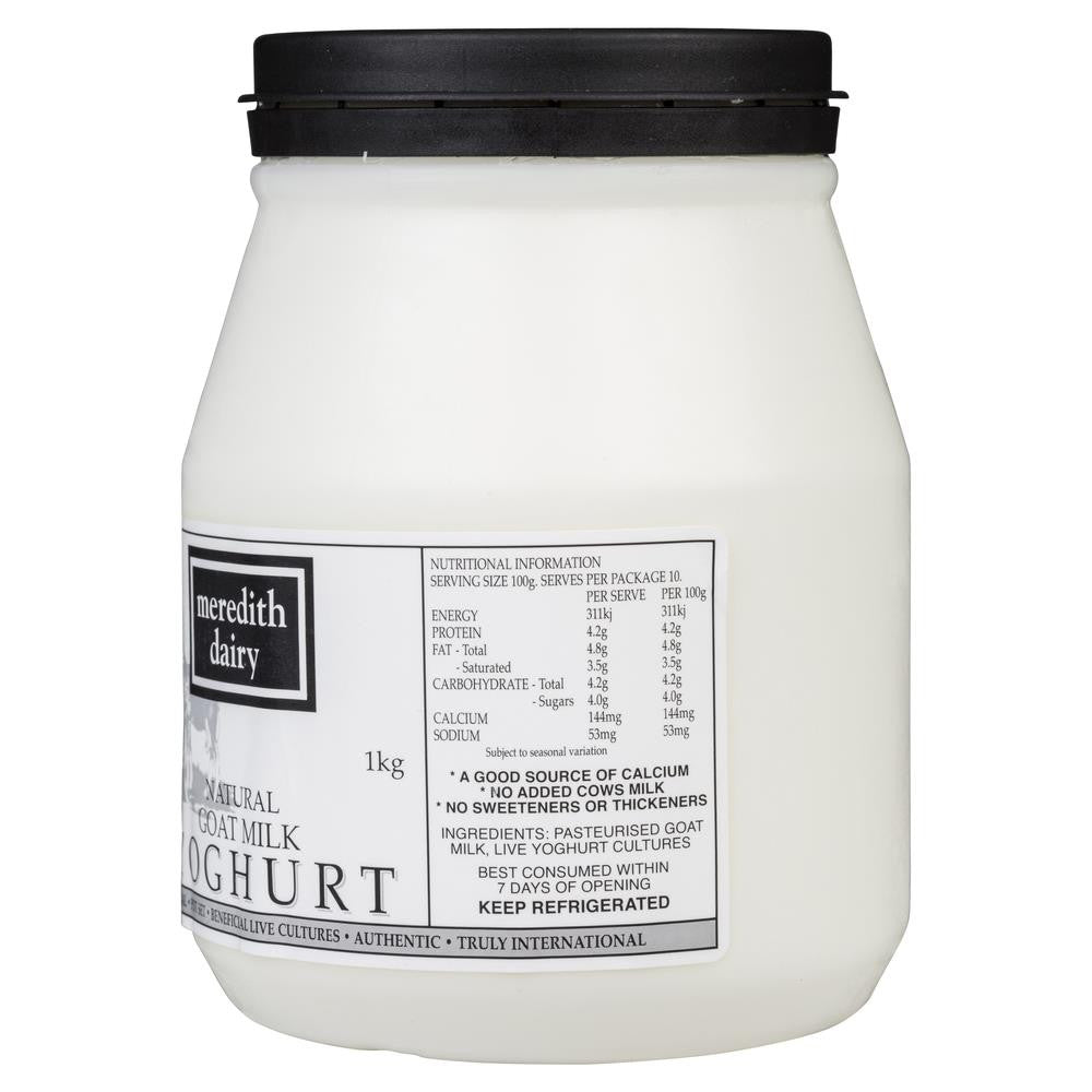 Buy Meredith Dairy Natural Goat Milk Yoghurt Probiotic from Harris Farm