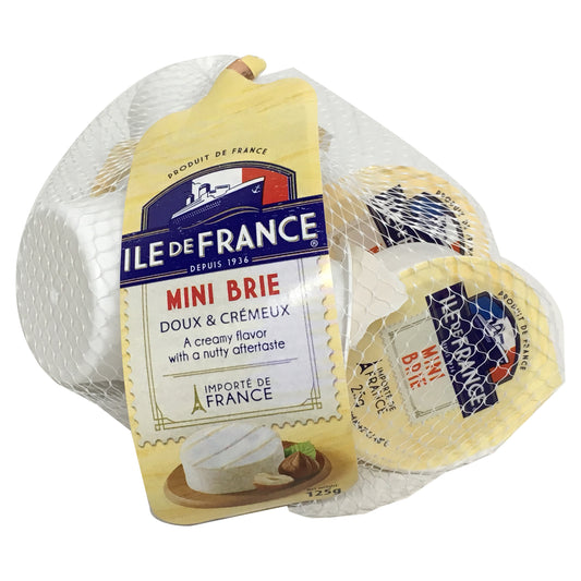 ILE De France - Mini Brie Cheeses (5 pieces x 25g)