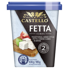 Castello - Traditional greek Style - Fetta Cheese Cubes In Brine | Harris Farm Online