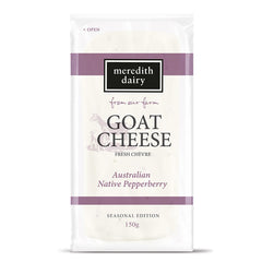 Meredith Dairy - Goat Cheese - Fresh Che'vre - Australian Native Pepperberry | Harris Farm Online