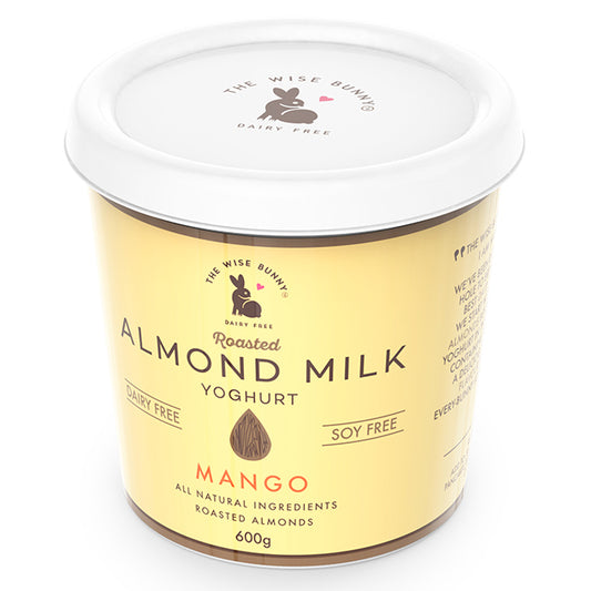 Wise Bunny Roasted Almond Milk Mango Yoghurt 600g