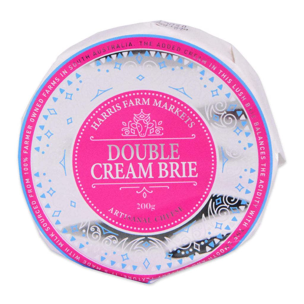 Harris Farm Double Cream Brie Cheese 200g Harris Farm Markets