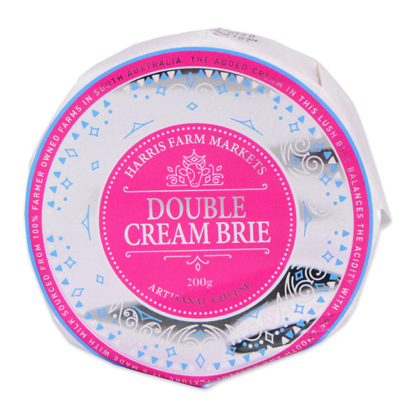 Harris Farm Double Cream Brie Cheese 200g | Harris Farm Online