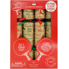 Celebration Crackers with Family Games x12 | Harris Farm Online