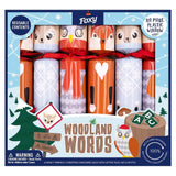 Foxy Christmas Crackers Woodland Words x6 | Harris Farm Online