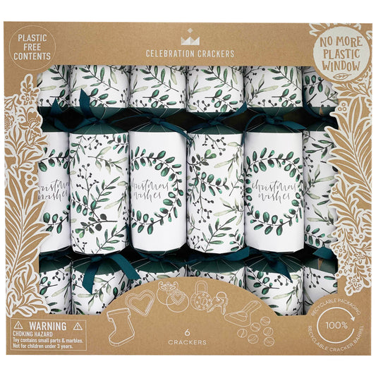 Celebration Crackers Botanical Leaves x6 | Harris Farm Online