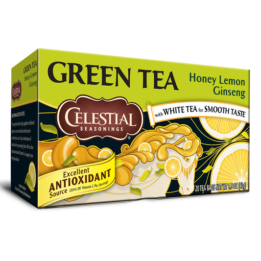 Celestial - Green Tea - Honey Lemon Ginseng (20 tea bags, 42g)