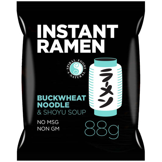 Spiral Foods Instant Ramen Buckwheat Noodle With Shoyu Soup Base 88g