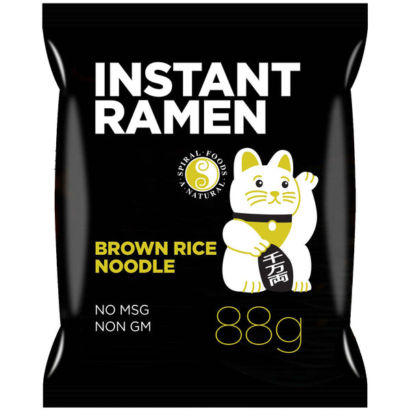 Spiral Foods Instant Ramen Brown Rice Noodle With Shoyu Soup Base 88g