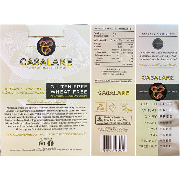 Casalare Gluten and Wheat Free Penne | Harris Farm Online