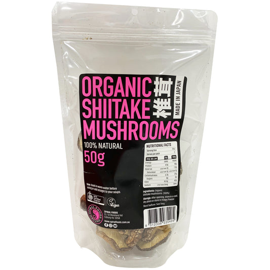 Spiral Foods Mushrooms Shiitake Organic 50g