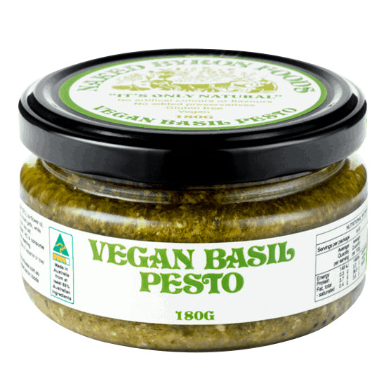 Naked Byron Foods Vegan Basil Pesto | Harris Farm Online