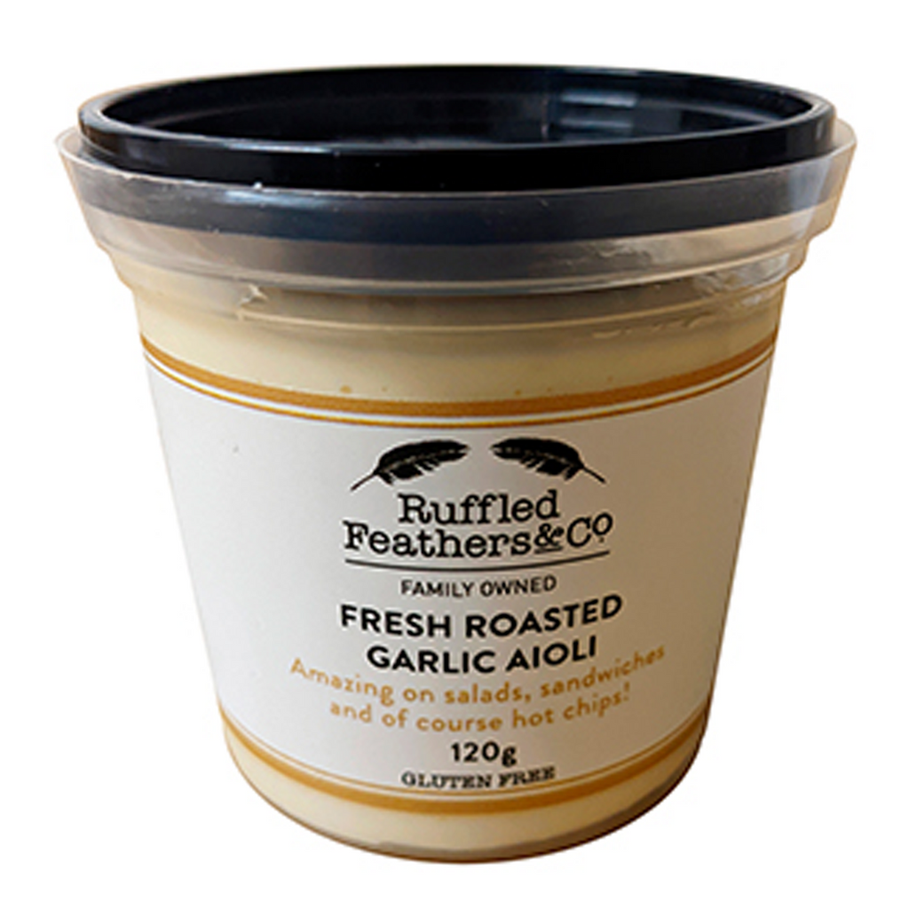 Ruffled Feathers Roasted Garlic Aioli 120g | Harris Farm Markets