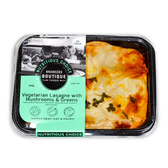 Brubecks Boutique Foods Vegetarian Lasagne with Mushrooms and Greens 350g | Harris Farm Online